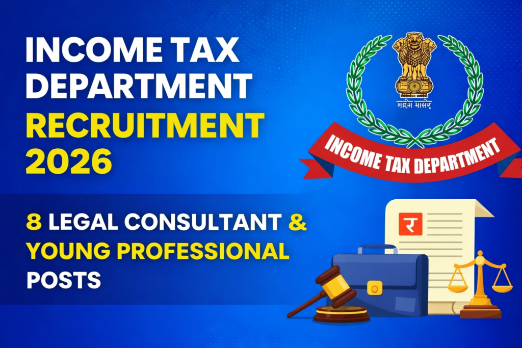 Income Tax Department Recruitment 2026