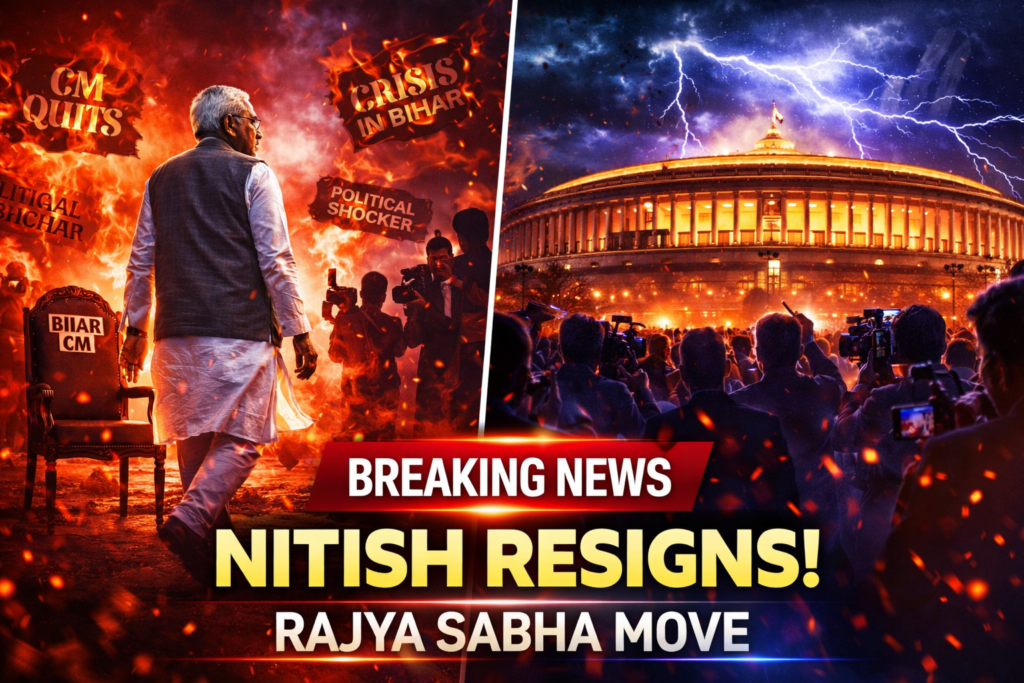 Nitish Kumar Leaves Bihar Government