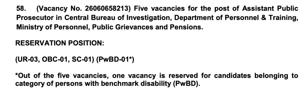 UPSC Assistant Public Prosecutor (CBI) Recruitment 2026